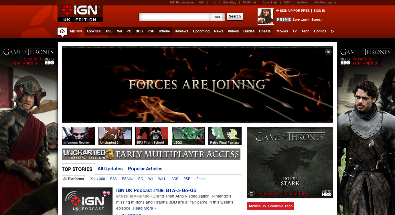 Game of Thrones S2 ad campaign
