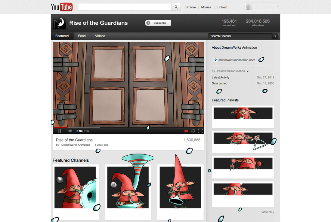 Rise of the Guardians Sketch