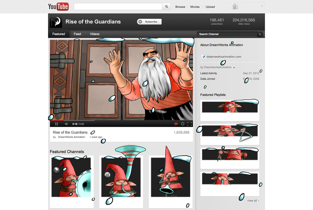 Rise of the Guardians Sketch