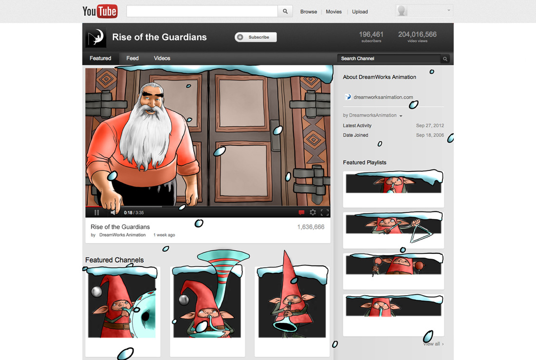 Rise of the Guardians Sketch