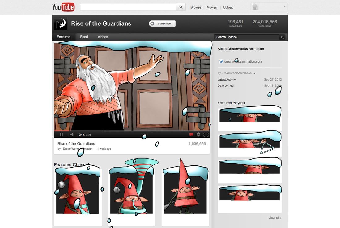 Rise of the Guardians Sketch