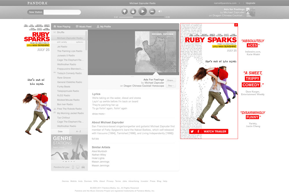 Ruby Sparks banner