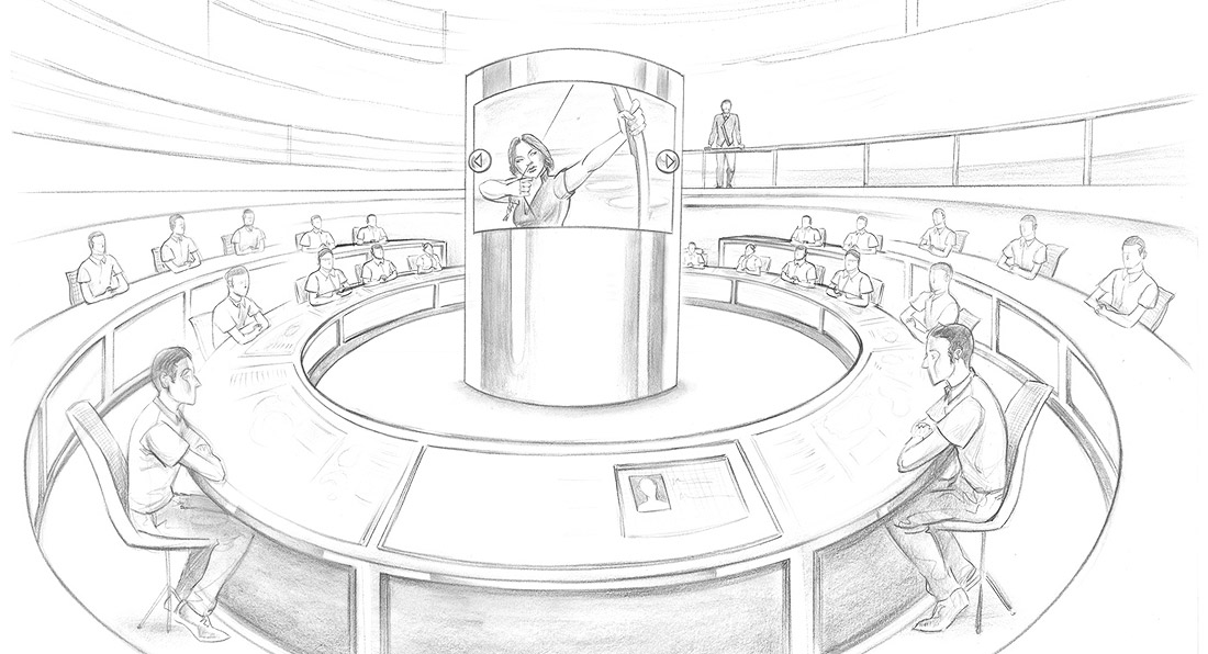 Control Room Sketch