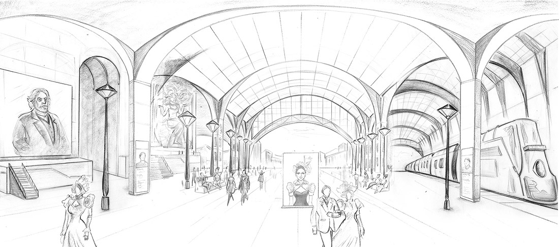 Welcome Center Sketch